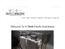 Tablet Screenshot of hitechpacific.com